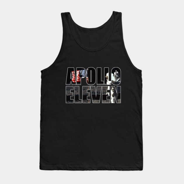 Apollo Eleven Flag Tank Top by GloopTrekker